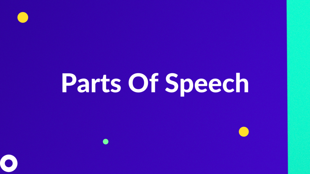 Parts of speech