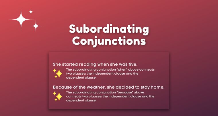 Subordinating Conjunctions Examples And Rules SkyGrammar